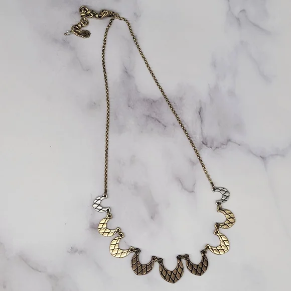 Lucky Brand Tricolor Metal Necklace - Picture 4 of 8